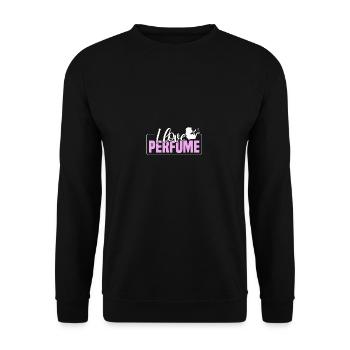 Parfüm Fragrance Perfüm Perfume Parfum Duft - Sweat-shirt Unisexe - noir - Devant - Alina (178cm) & Michal (187cm)
