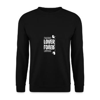 Parfüm Fragrance Perfüm Perfume Parfum Duft - Sweat-shirt Unisexe - noir - Devant - Alina (178cm) & Michal (187cm)