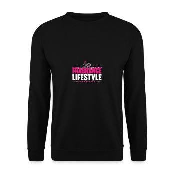 Parfüm Fragrance Perfüm Perfume Parfum Duft - Unisex Pullover - Schwarz - Vorne - Alina (178cm) & Michal (187cm)