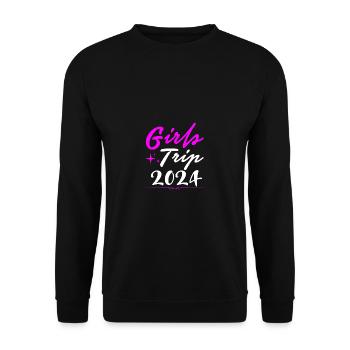 Girls Trip 2024 Girls' Tour Girls' Trip Girls' Trip - Unisex Sweatshirt - black - Front - Alina (178cm) & Michal (187cm)