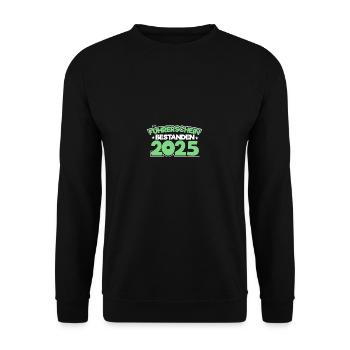 Driving License 2025 Driving Test Driving License Test - Unisex Sweatshirt - black - Front - Alina (178cm) & Michal (187cm)