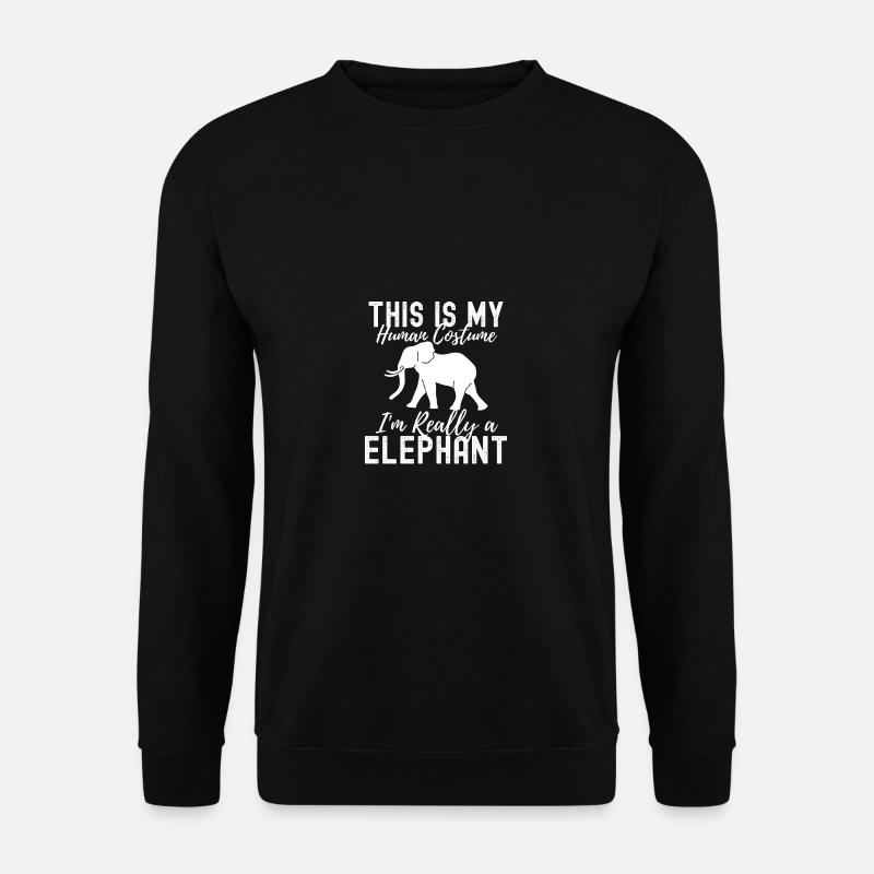 elephant - Unisex Sweatshirt - black