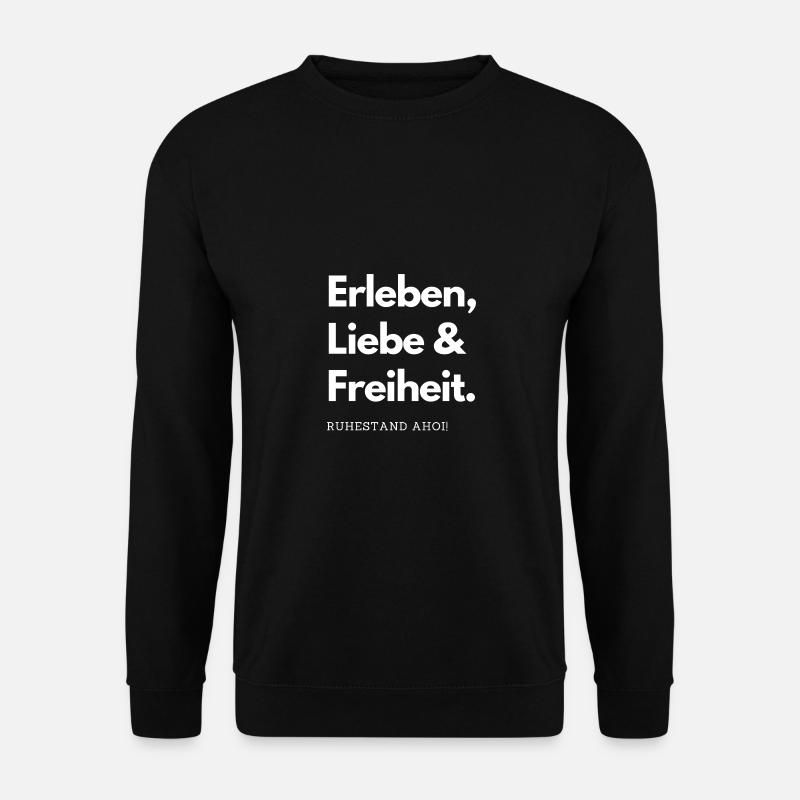 Rentner im Ruhestand - Unisex Pullover - Schwarz