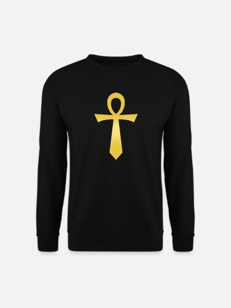 Ankh Zeichen - Ägypten - Ankh Symbol - Unisex Pullover - Schwarz