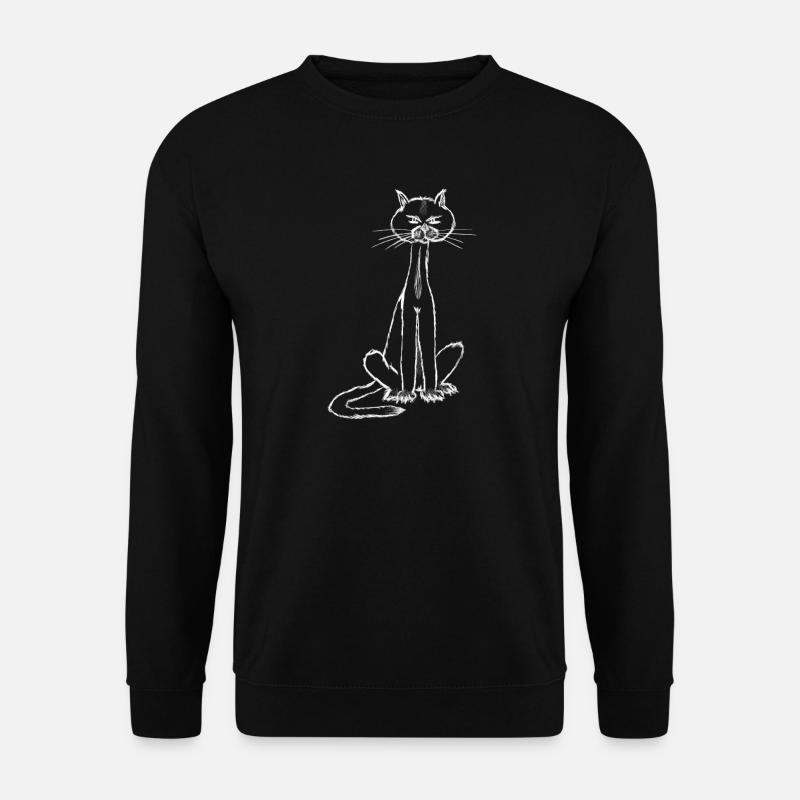 Ich bin der Kater…. - Unisex Pullover - Schwarz