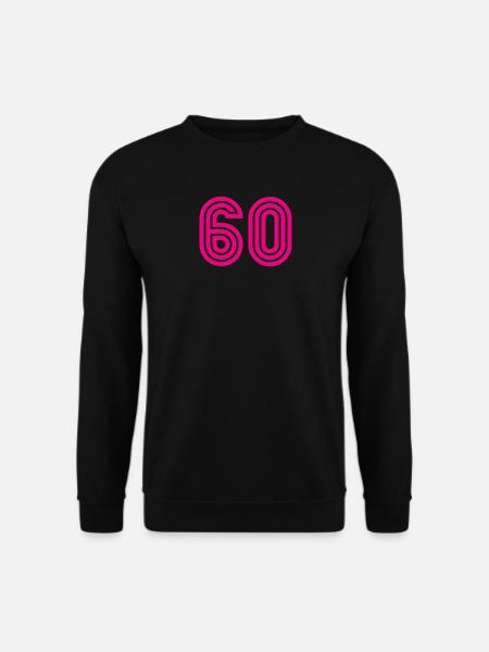 60. 60 JAHRE. 60-JÄHRIGES JUBILÄUM. 60. GEBURTSTAG. - Unisex Pullover - Schwarz