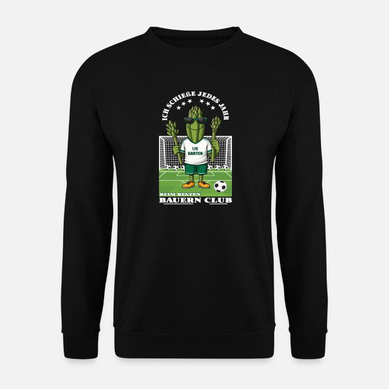 1.FC Garten Spargel Verein - Unisex Pullover - Schwarz