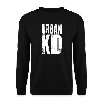 Städtebau für Kinder - Unisex Pullover - Schwarz - Vorne - Alina (178cm) & Michal (187cm)