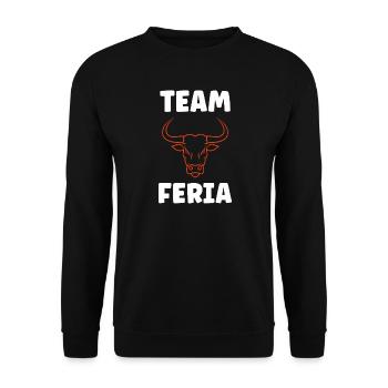 Tête de taureau emblématique pour feria - Sweat-shirt Unisexe - noir - Devant - Alina (178cm) & Michal (187cm)