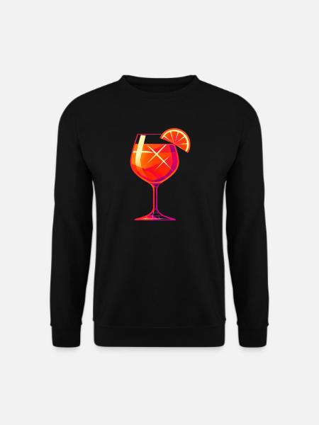 Party Spritz Glass Gift Idea - Unisex Sweatshirt - black