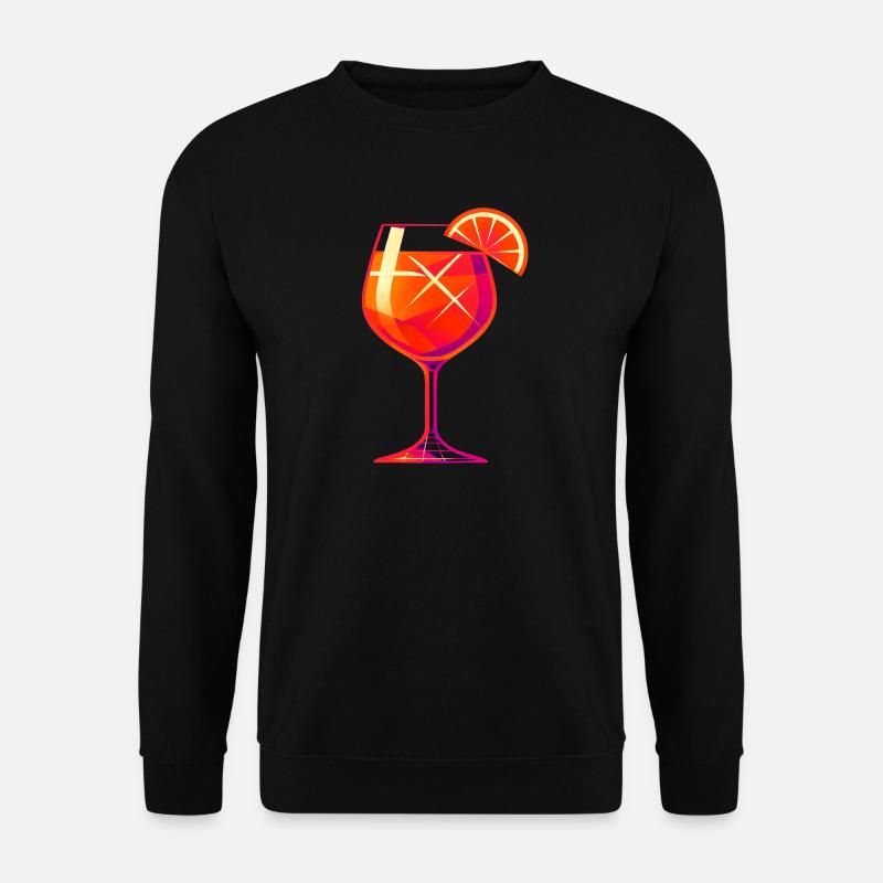 Aperoliker Aperolikerin Party Spritz Geschenkidee - Unisex Pullover - Schwarz