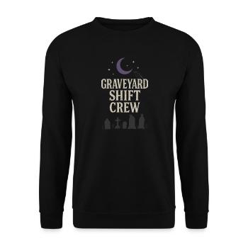 Cadavre Science Humour noir Mort Positif - Sweat-shirt Unisexe - noir - Devant - Alina (178cm) & Michal (187cm)