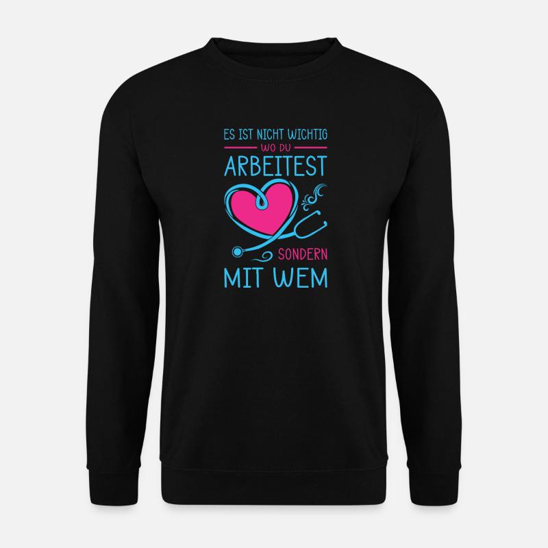 Pflegerin Geschenke Pflege Lustig Krankenpflegerin - Unisex Pullover - Schwarz