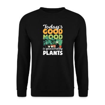 Garten- Und Pflanzenliebhaber Geschenke - Unisex Pullover - Schwarz - Vorne - Alina (178cm) & Michal (187cm)