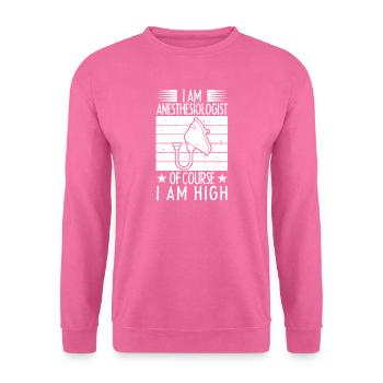 Anesthésiste Bien sûr que je suis un spécialiste de haut niveau - Sweat-shirt Unisexe - rose - Devant