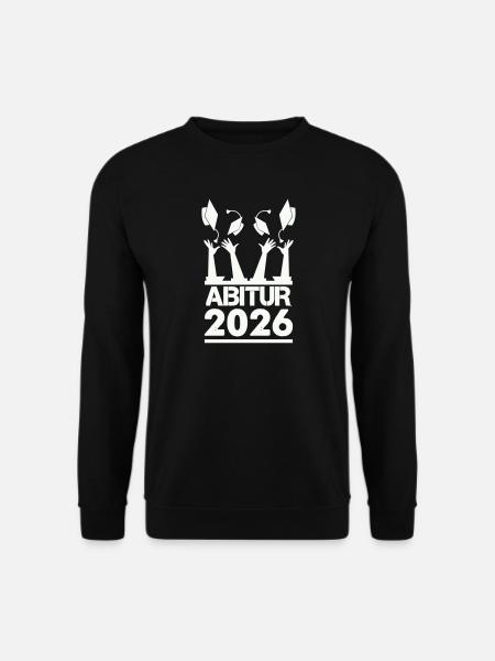 Abitur 2026 Abschlussfeier Motiv - Unisex Pullover - Schwarz
