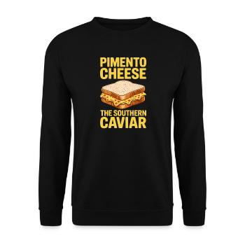 Pimento Cheese Sandwiches Gift - Unisex Sweatshirt - black - Front - Alina (178cm) & Michal (187cm)