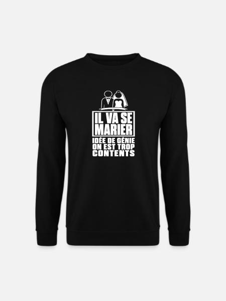 Das Leben ist schön mit Liebe - Unisex Pullover - Schwarz
