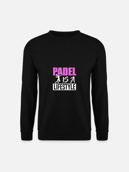 Padel Tennis Paddle Padel Ball Paddling Padel Tennis - Unisex Sweatshirt - black