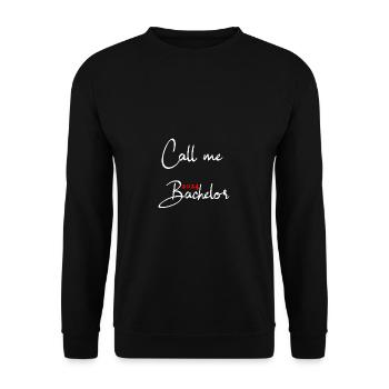 Bachelorabschluss 2024 Bachelor Graduation Sponsio - Unisex Pullover - Schwarz - Vorne - Alina (178cm) & Michal (187cm)