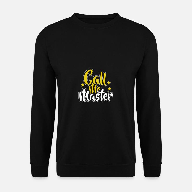 Master's Degree Graduation Graduation University - Unisex Sweatshirt - black