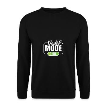 Padel Tennis Paddle Padel Ball Pagayer Padel Tennis - Sweat-shirt Unisexe - noir - Devant - Alina (178cm) & Michal (187cm)