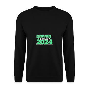 Driver's License 2024 Driving Test Driving Test - Unisex Sweatshirt - black - Front - Alina (178cm) & Michal (187cm)