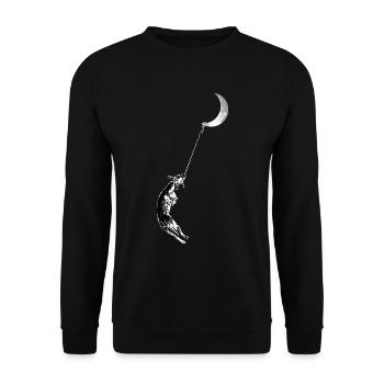 Hang Time - Unisex Sweatshirt - black - Front - Alina (178cm) & Michal (187cm)