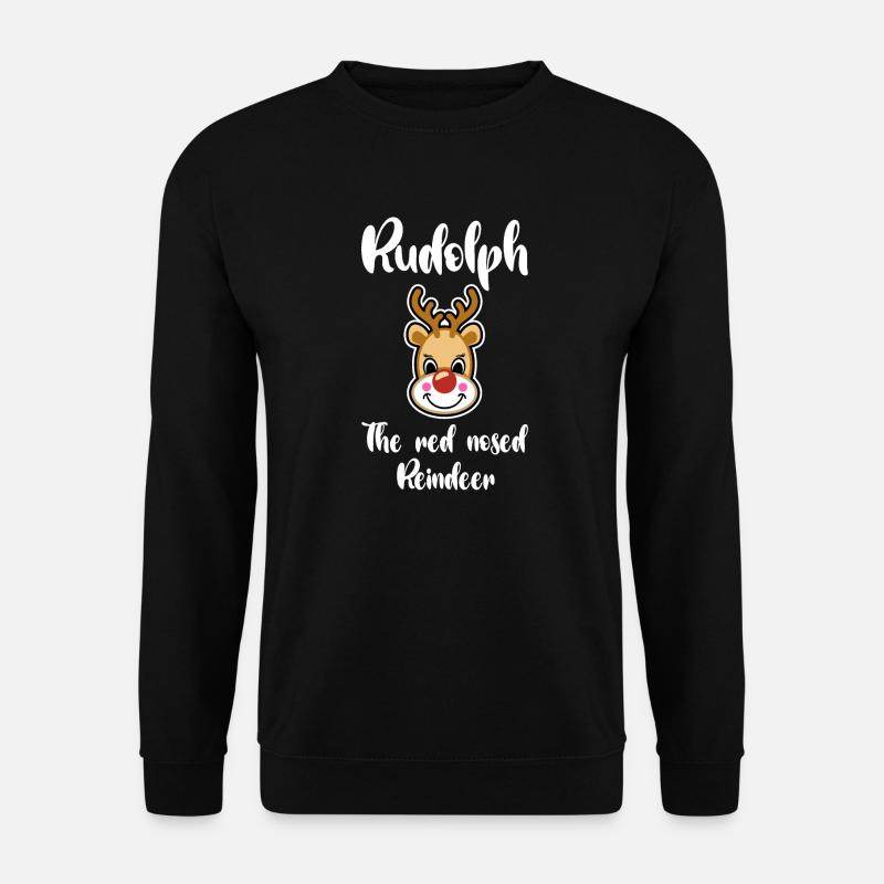 Rudolph - Unisex Pullover - Schwarz