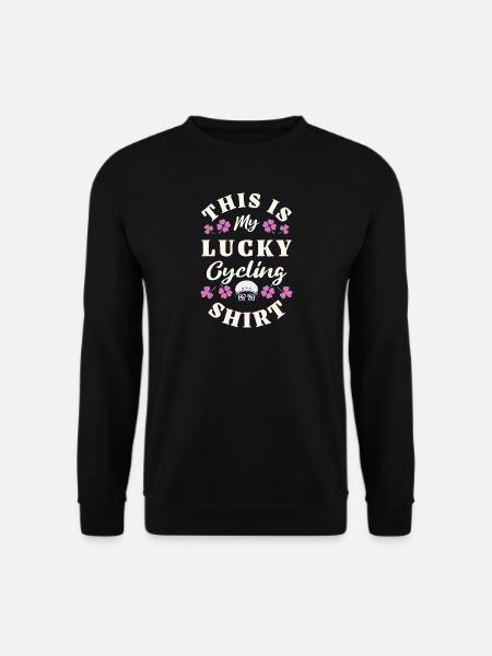 Lucky Radsport-Shirt - Unisex Pullover - Schwarz