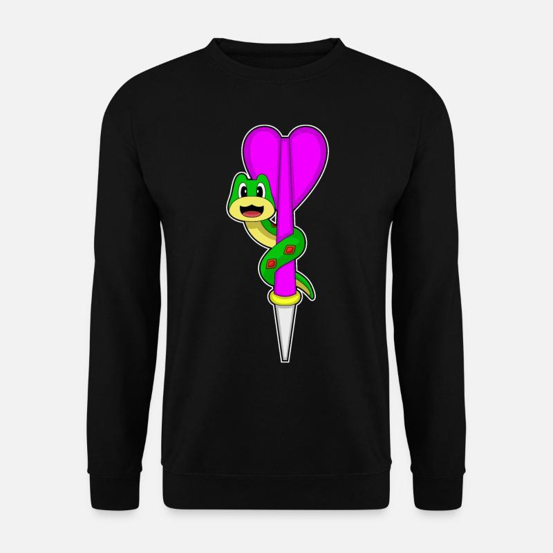Fléchette serpent - Sweat-shirt Unisexe - noir