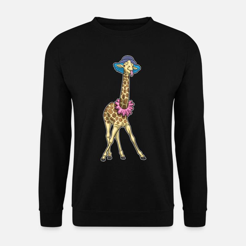 Giraffe Clown - Unisex Sweatshirt - black