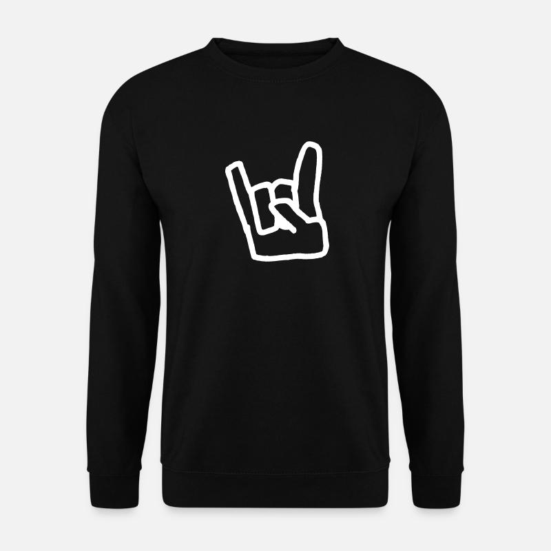 Pommesgabel - Unisex Pullover - Schwarz