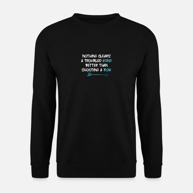 Tir à l'arc - Sweat-shirt Unisexe - noir