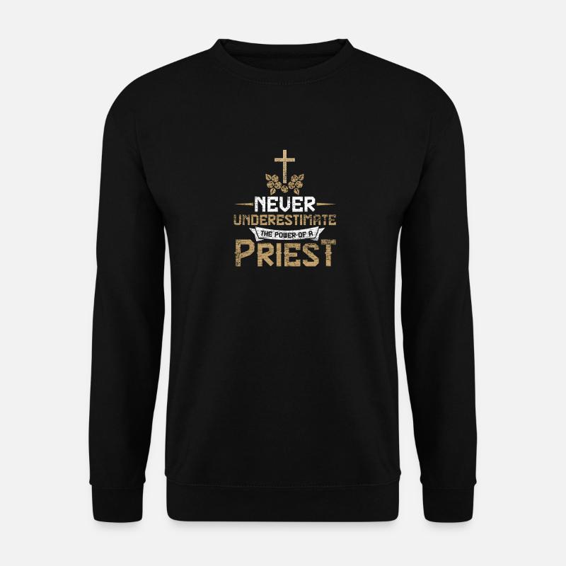 Priester Kraft - Unisex Pullover - Schwarz