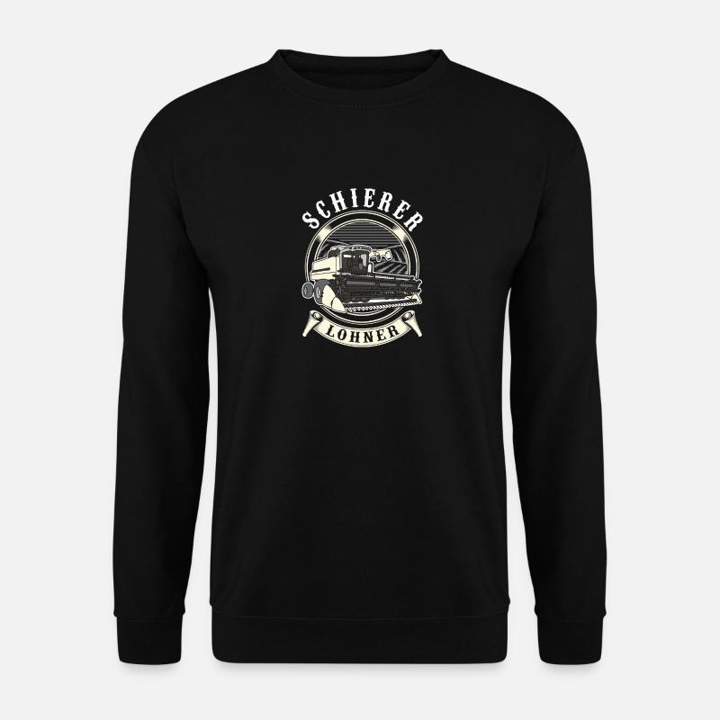 Landwirt Traktoren Geschenk · Schierer Lohner - Unisex Pullover - Schwarz