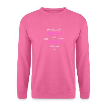 Mutter Tochter Liebe - Unisex Pullover - Pink - Vorne