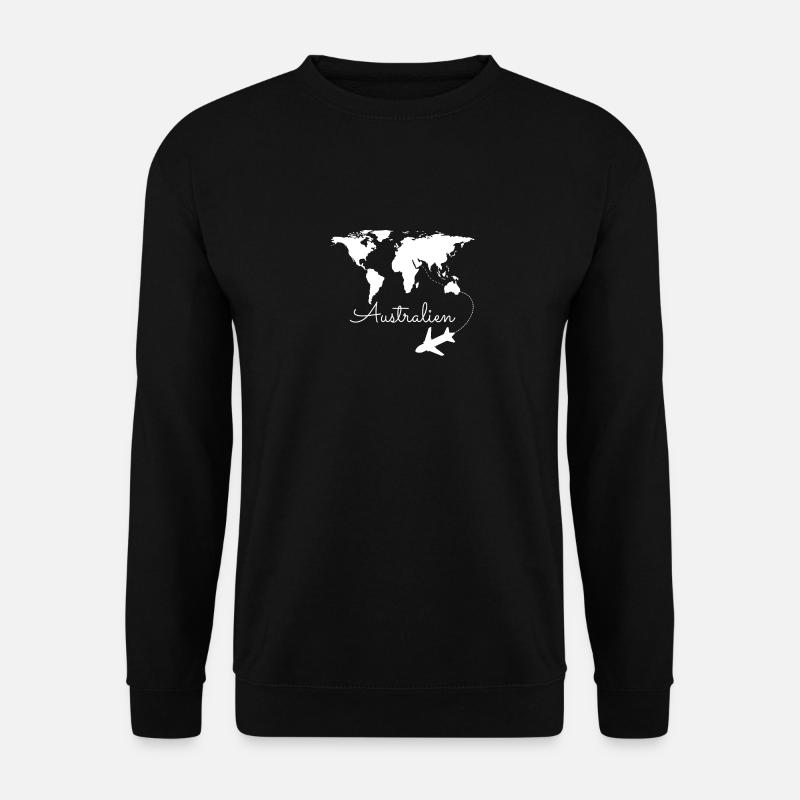 Australien Reisefieber Geschenkidee - Unisex Pullover - Schwarz