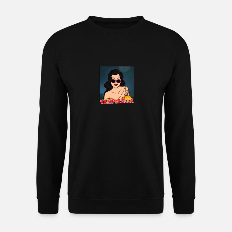 Menschliches Morgengeschenk des Vampirella-Vampirsmorgens - Unisex Pullover - Schwarz