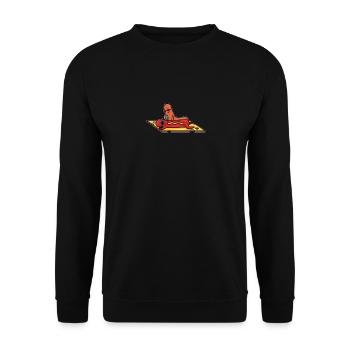 Hotdog Sausage Hot Dog Sunscreen Beach Gift - Unisex Sweatshirt - black - Front - Alina (178cm) & Michal (187cm)