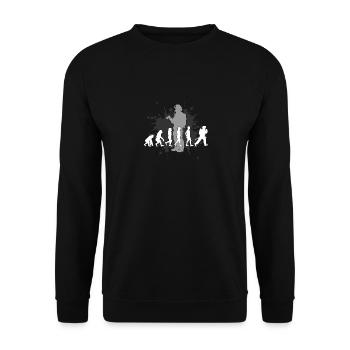 Firefighters Firefighting Gift · Firefighter - Unisex Sweatshirt - black - Front - Alina (178cm) & Michal (187cm)