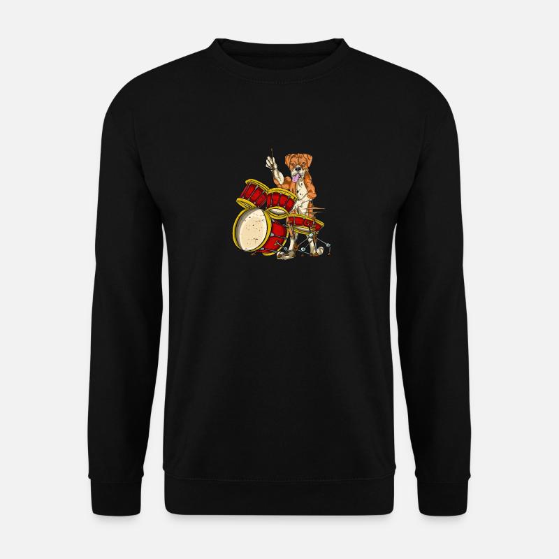 Boxer drums - Unisex Sweatshirt - black