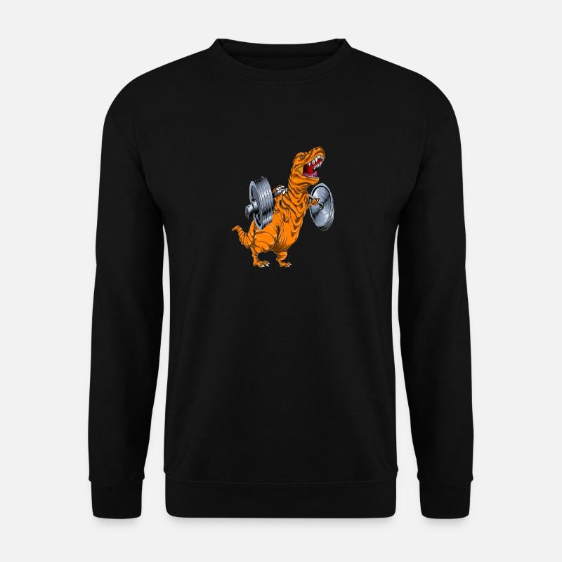 Tyrannosaurus Squat - Unisex Pullover - Schwarz