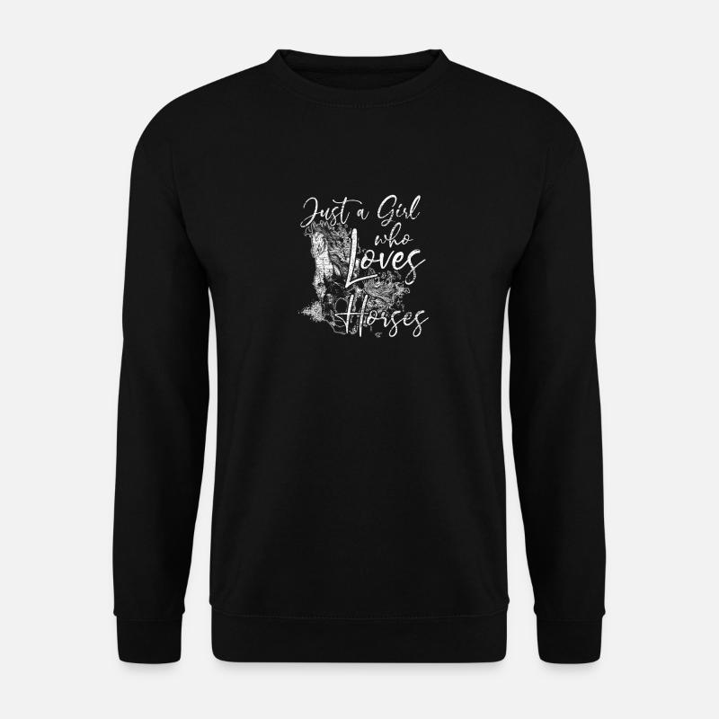 horses - Unisex Sweatshirt - black
