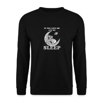 Koala Tier - Unisex Pullover - Schwarz - Vorne - Alina (178cm) & Michal (187cm)