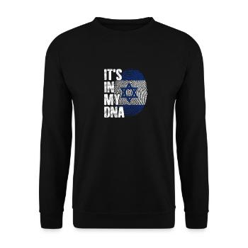 Israël DNA - Sweat-shirt Unisexe - noir - Devant - Alina (178cm) & Michal (187cm)