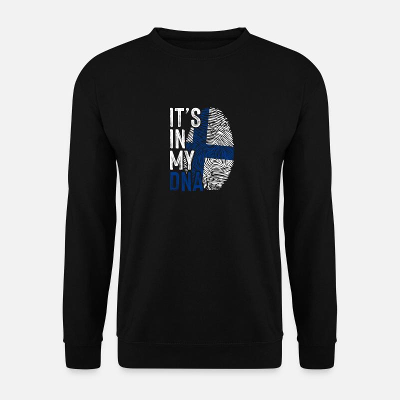 Finnland DNA - Unisex Pullover - Schwarz