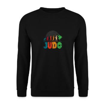 judo - Sweat-shirt Unisexe - noir - Devant - Alina (178cm) & Michal (187cm)