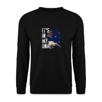 Neuseeland Kiwi Land - Unisex Pullover - Schwarz - Vorne - Alina (178cm) & Michal (187cm)