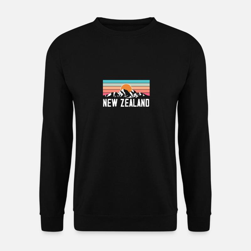 Neuseeland Land Nation - Unisex Pullover - Schwarz